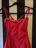 Vintage 50s Ganter of California red swimsuit