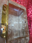 Vintage Rialto Brown Lucite Purse AS IS