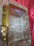 Vintage Rialto Brown Lucite Purse AS IS