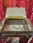 Vintage Rialto Brown Lucite Purse AS IS