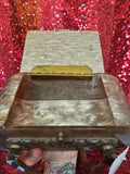 Vintage Rialto Brown Lucite Purse AS IS