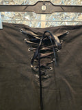 Gently Used Too Fast Black Corset Back Pencil Skirt