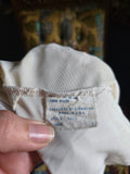 Vintage 60s Sheer white blouse with pussycat bow