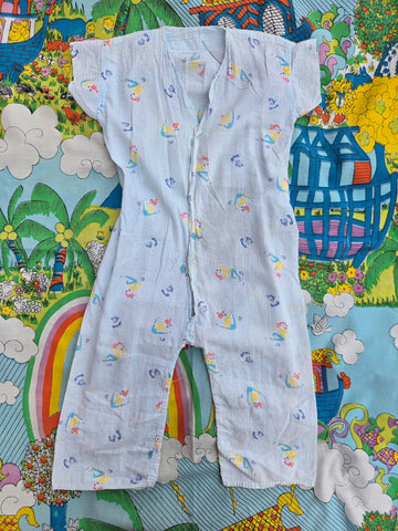 Vintage kids AS IS sleepover suit