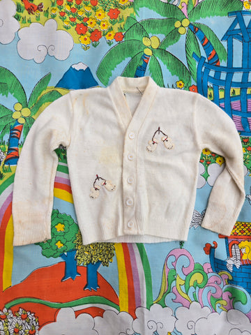 Vintage kids mitten sweater