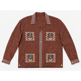 Vintage 60s Guatemalan Embroidered Shirt with Birds