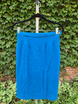 Vintage Blue 2 pc Top and Skirt Set - Gillian