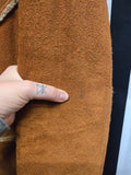 Vintage 70s JCPenney Orange Leather Coat