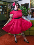 Gently Used Hearts & Roses Red London Far East Dress