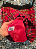 Gently Used Xhilaration Red Plaid Skirt