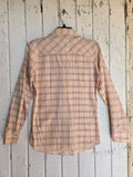 Unforgiven Upcycled Rose Western with White Fringe