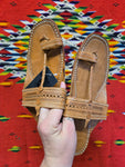Vintage Leather Toe Loop Sandal