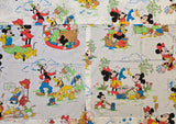 Vintage Mickey Mouse Curtain Set