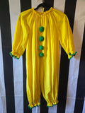 Odd Betties Vintage Kids Yellow Polka Dot Clown Suit