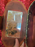 Vintage Vinyl and Aluminum Box Bag
