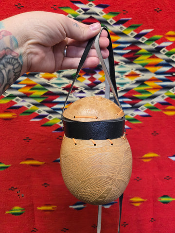 Vintage Embossed Gourd Purse