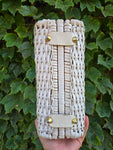 Vintage White Wicker Purse