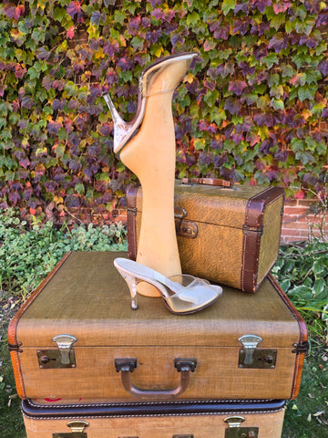 Vintage 60 Clear Lucite Heels