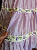 Vintage 60s Lavender Purple Square Dance Set