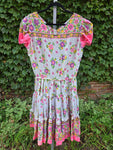 Vintage 70s pink square dancing
