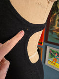 Vintage 20s Indera Figurfit Black Wool Swimsuit
