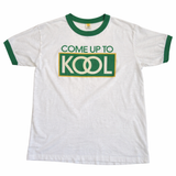 Vintage 70s KOOL Green Ringer Tshirt