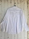 Unforgiven Upcycled Vintage Rose White Western