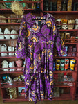 Gently Used African Purple Floral Dress