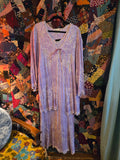 XL Vintage 90s Purple hippie Jacket and Dress