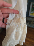Vintage 70 Ivory Victorian Inspired Wedding Dress