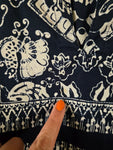 Vintage Blue and White Indian Kaftan