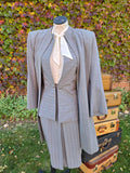 Vintage 40s Three Piece Pinstripe Suit Set