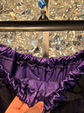 Gently Used Rose Mortem Purple & Black Tulle Skirt