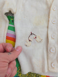 Vintage kids mitten sweater
