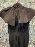 Gently Used Fashion Nova Black Ruffle Mermaid Dress
