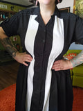 Gently Used Tatyana Bettie Black & White Bowler Dress