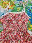 Vintage Children's Red Playsuit
