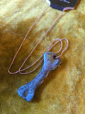 Red's Copper Cast Animal Bone Gold Necklace