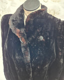 Vintage 30s Full Length Black Fur Coat