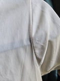 Vintage 60s Sheer white blouse with pussycat bow