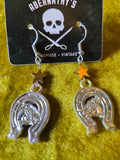 Abernathy's Vintage Cracker Jack Horseshoe Earrings