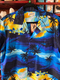 Vintage 60s Blue Helena's Hawaiian Shirt
