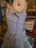Vintage 50s Blue tulle cupcake prom dress