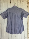 Unforgiven Upcycled Blue Rose Gingham Western