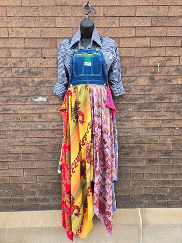 Unforgiven Size SM Overall Scarf Dress