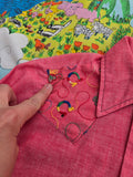 Vintage Kids Red Western Shirt