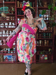 Gently Used Pink floral sarong dress