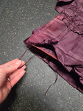 Vintage Burgundy Victorian Set