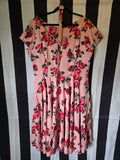 Gently Used Vixen Vanity Fair pink rose dress