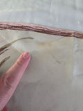 Vintage 60s white pink & yellow floral square silk scarf